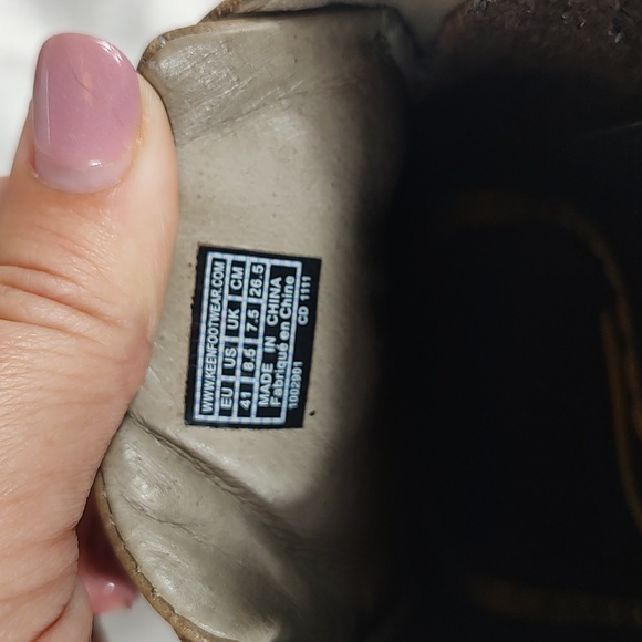 Keen Newport Boat Shoes Leather 1002901 Mens Size 8.5 Lace Up Sneakers Tan Brown - Picture 6 of 7